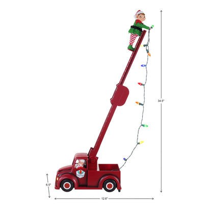 Santa's Utility Truck with Elf