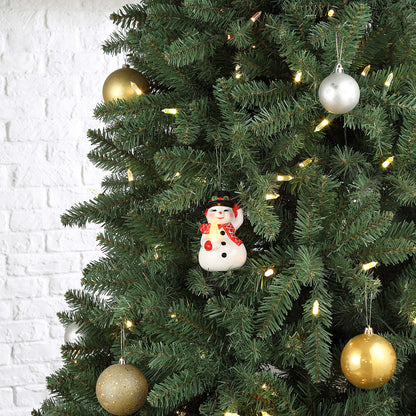 Nostalgic Ceramic Ornament -  Snowman