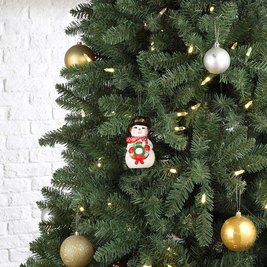 Nostalgic Ceramic Ornament -  Snowman