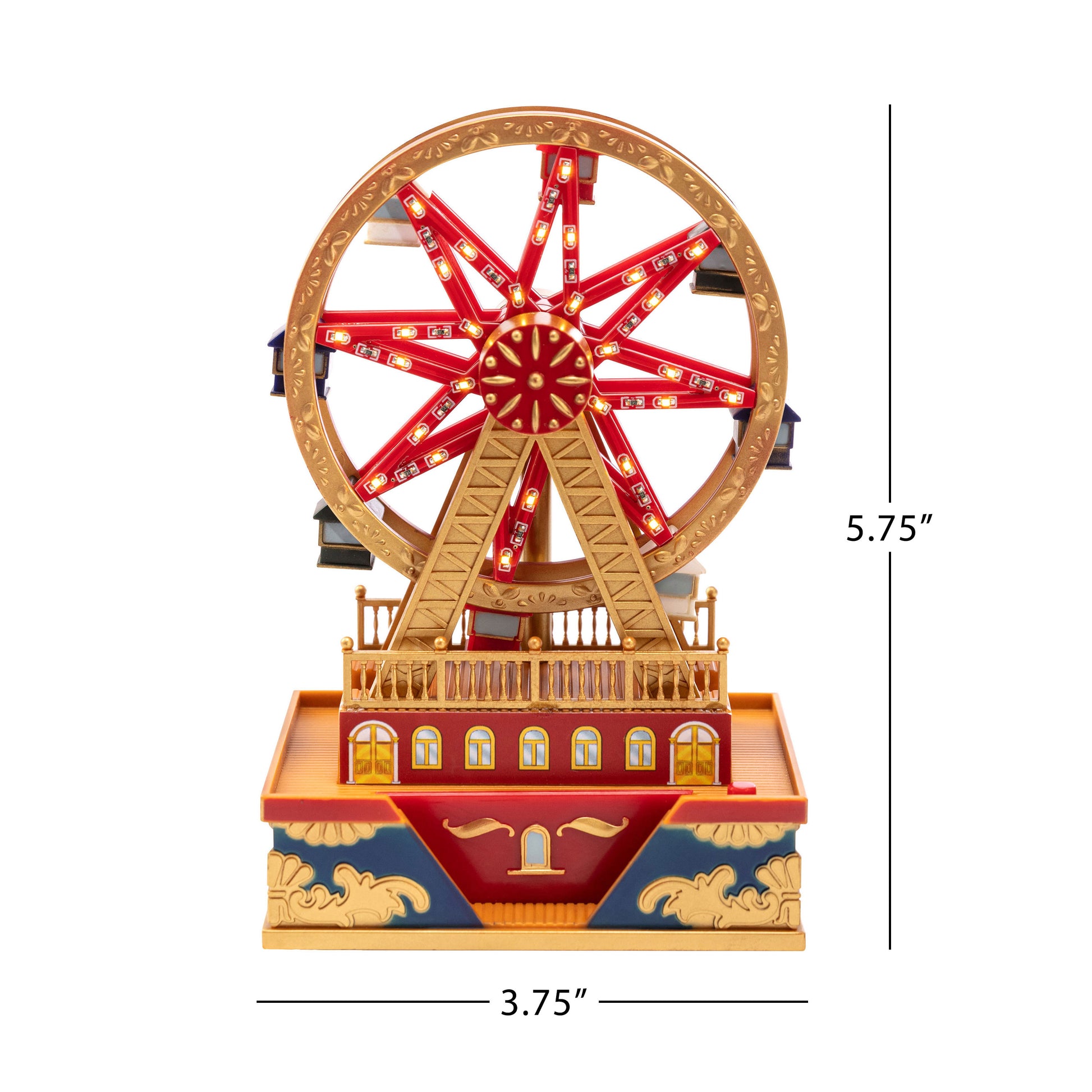 5.75" Animated & Musical Ferris Wheel