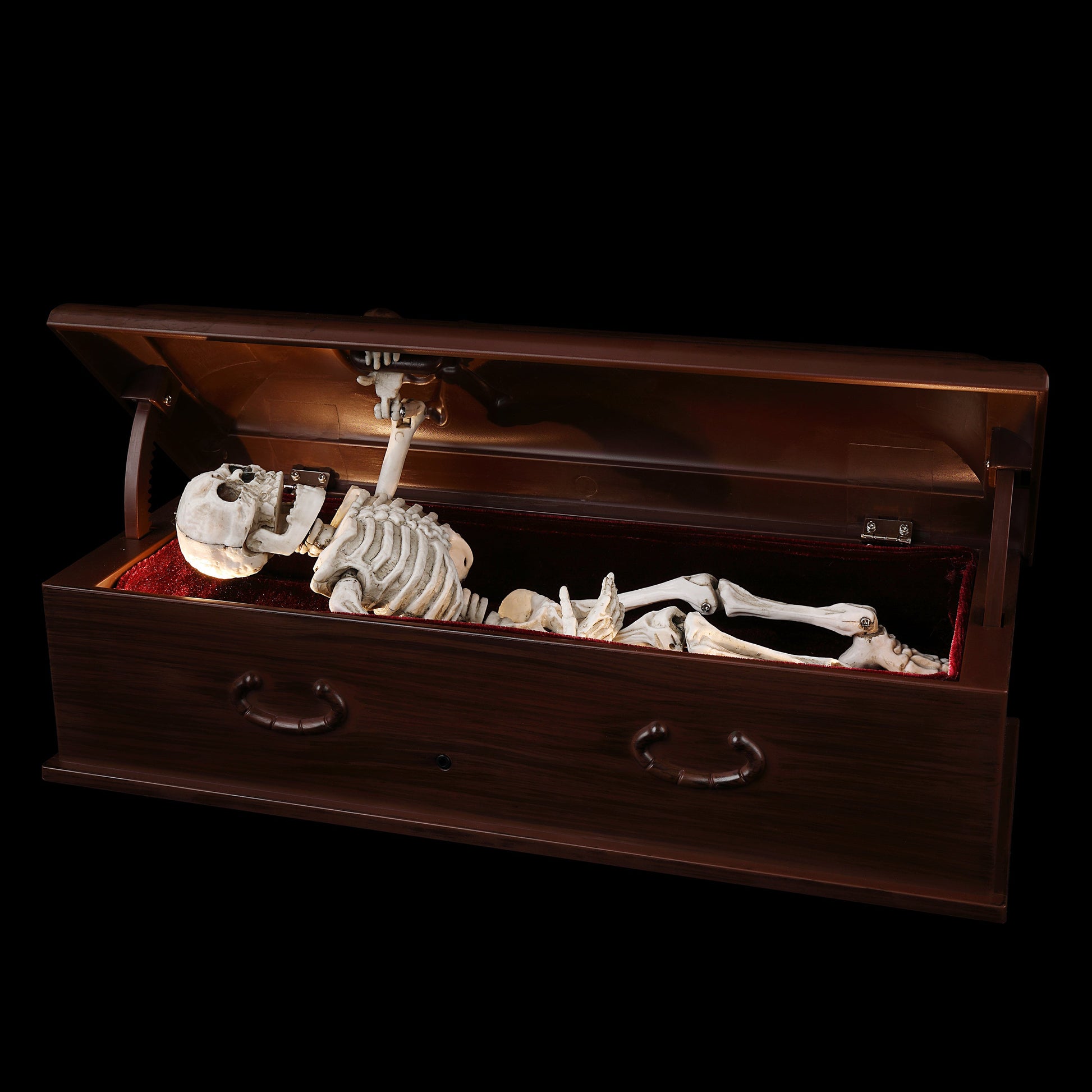 12 in. Animated Skeleton Coffin - Mr. Christmas