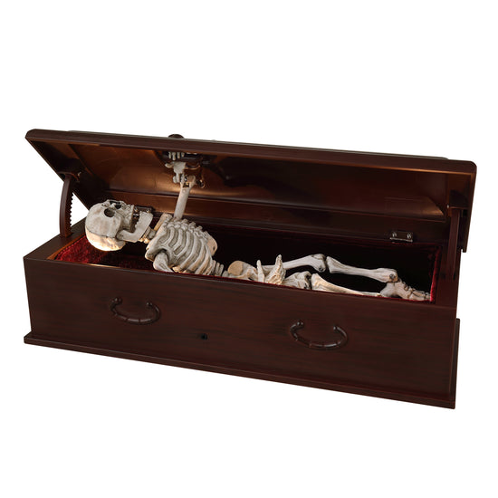 12 in. Animated Skeleton Coffin - Mr. Christmas