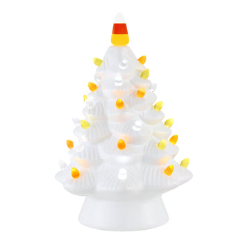 12 in. Halloween Tree - White - Mr. Christmas