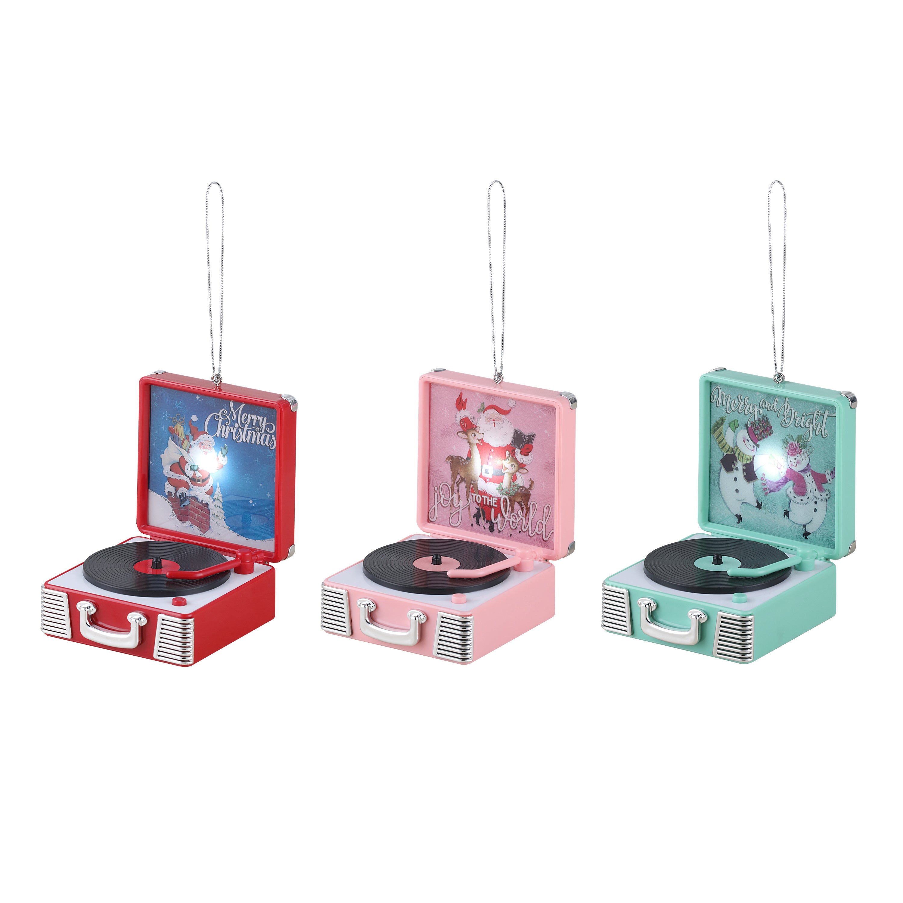 Musical Vintage Record Player Assortment