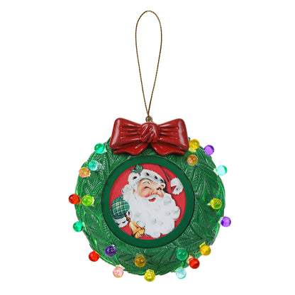 4" Recordable Wreath Ornament - Green