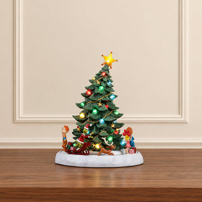 13 in. Animated Grinch Tree - Mr. Christmas