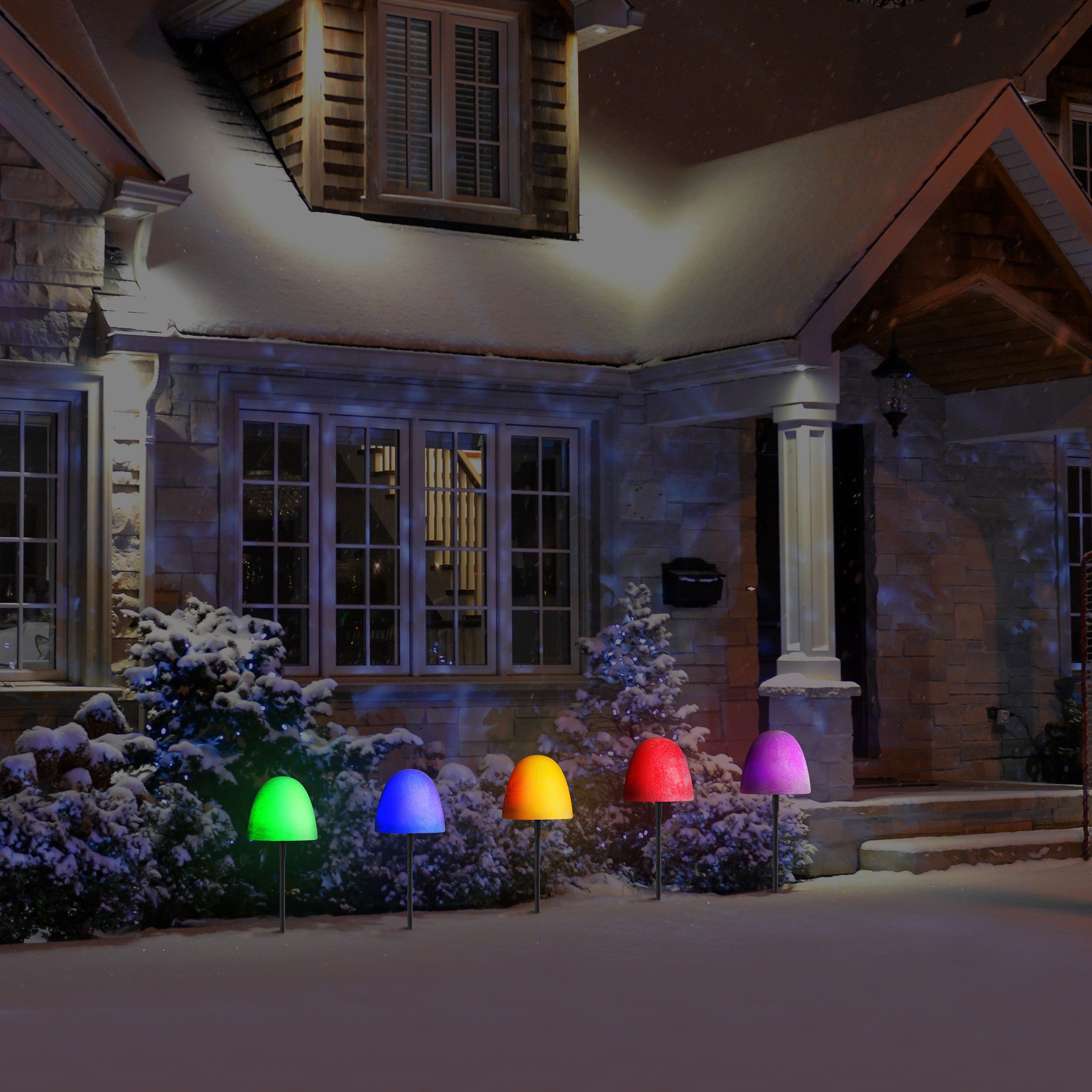 6 in. Sugared Gumdrop Pathway Lights