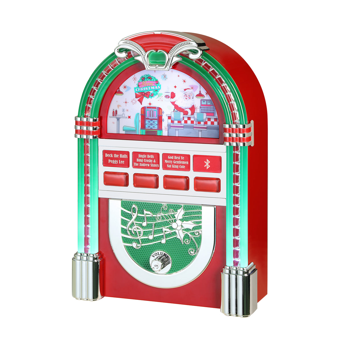 14 in. Jukebox with Bluetooth - Mr. Christmas