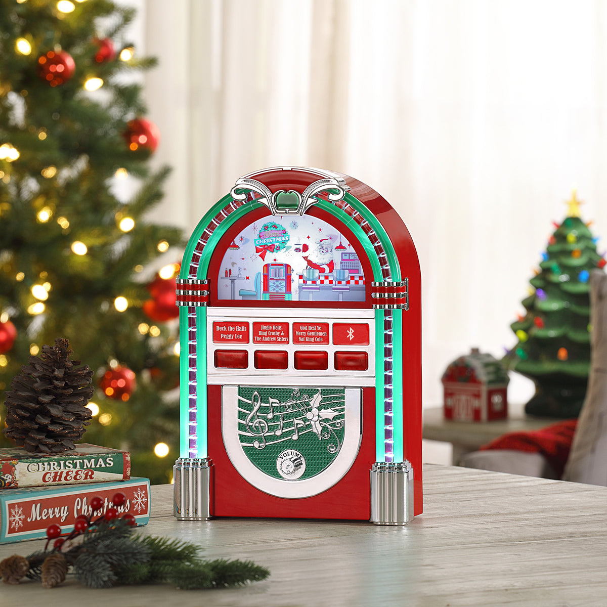 14 in. Jukebox with Bluetooth - Mr. Christmas