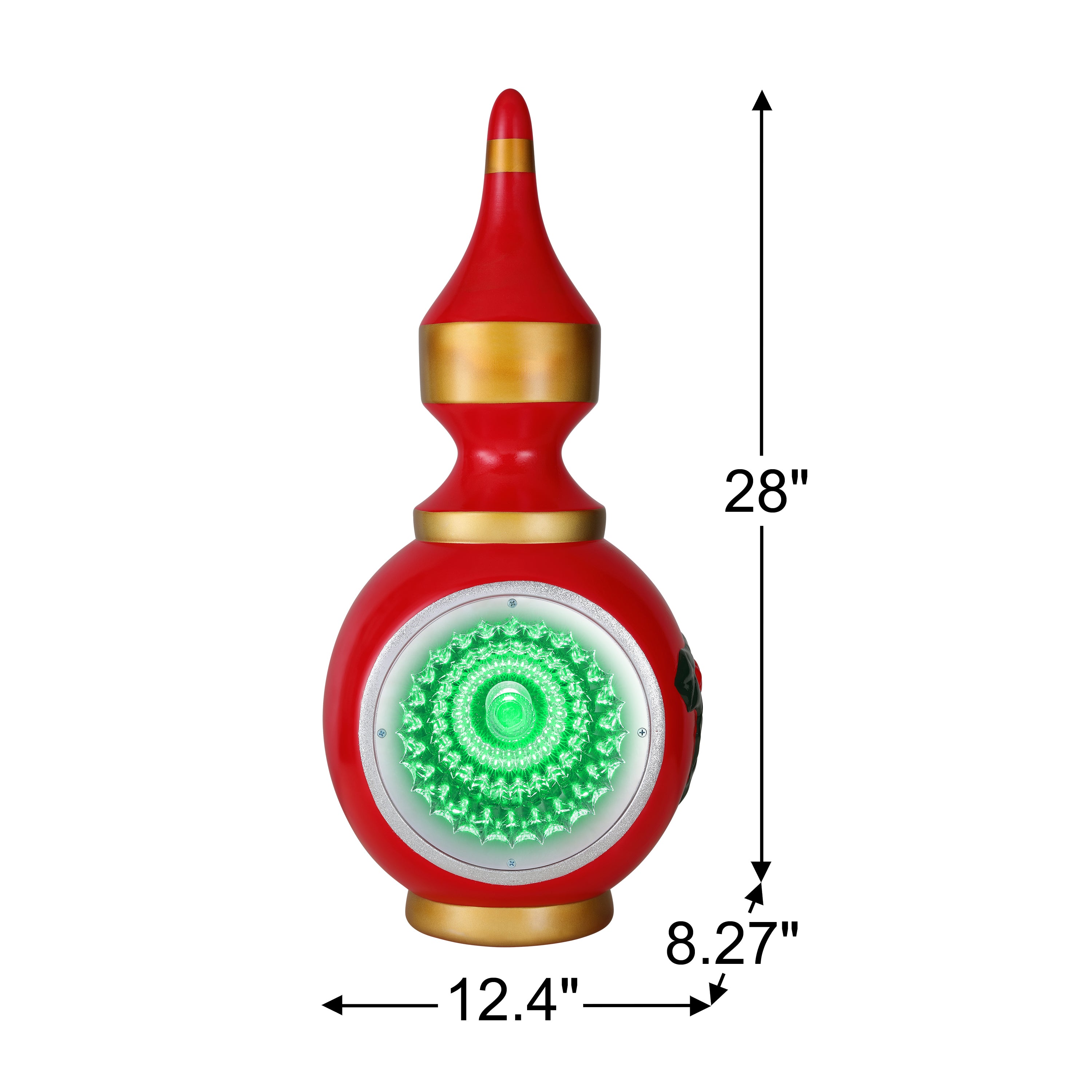 28 in. Blow Mold Reflector Ornament