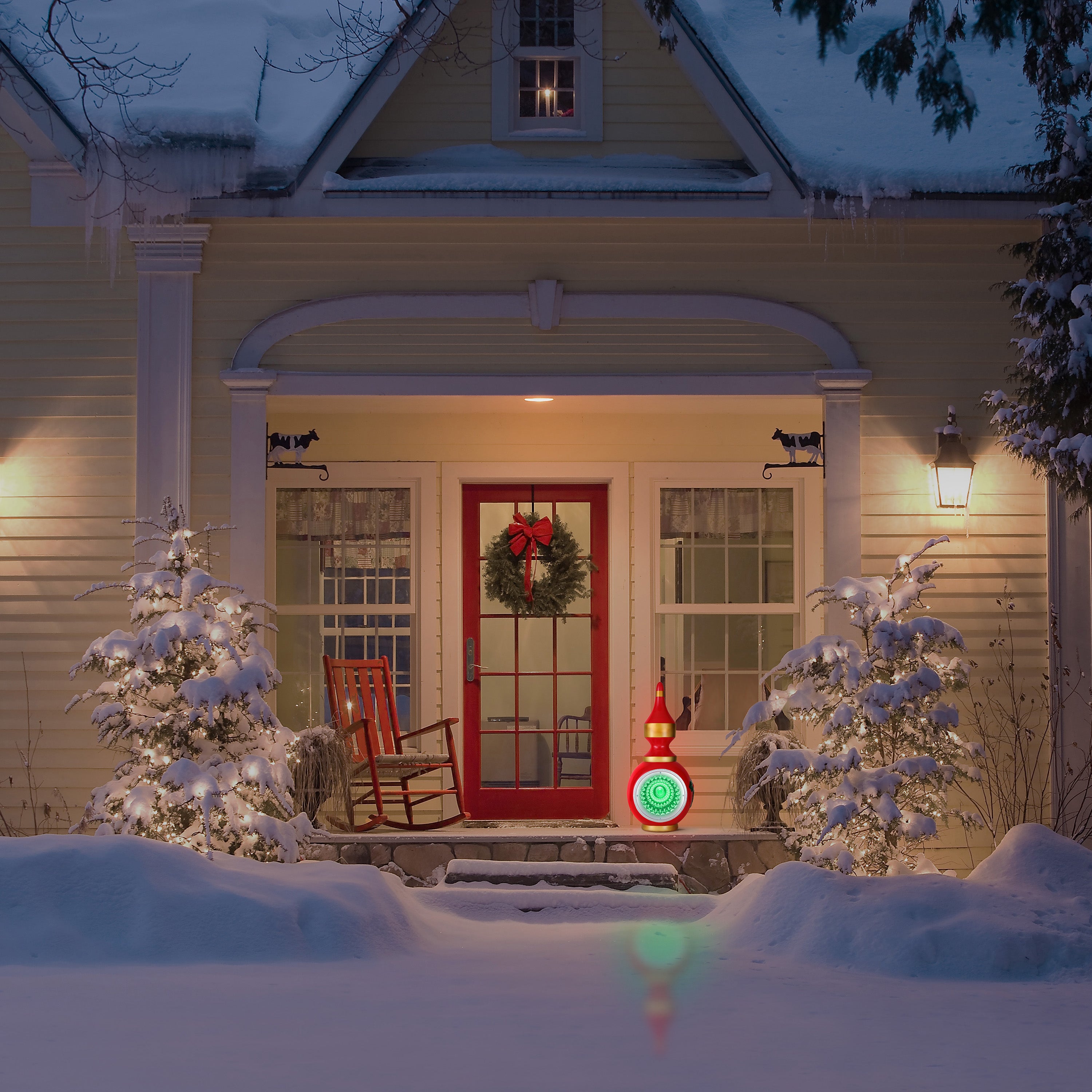 28 in. Blow Mold Reflector Ornament