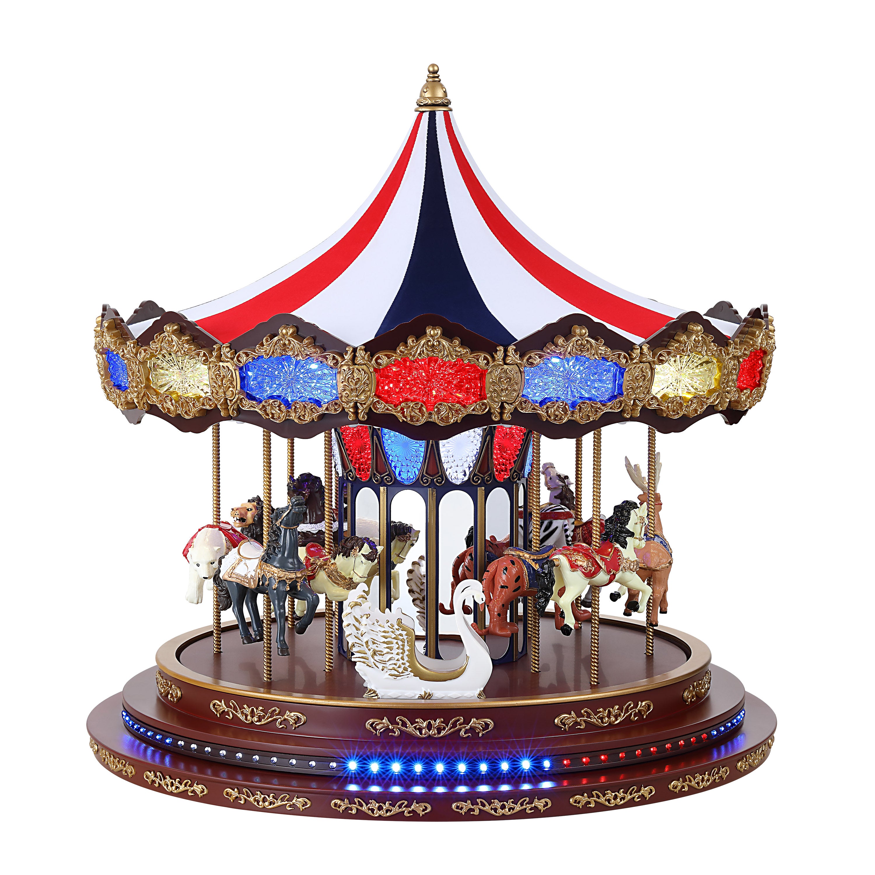 17 in. Animated Americana Carousel