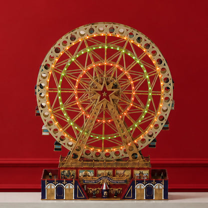 15 in. Animated Worlds Fair Grand Ferris Wheel - Mr. Christmas