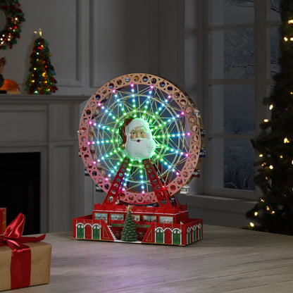 15 in. Santa's Light Show Ferris Wheel - Mr. Christmas