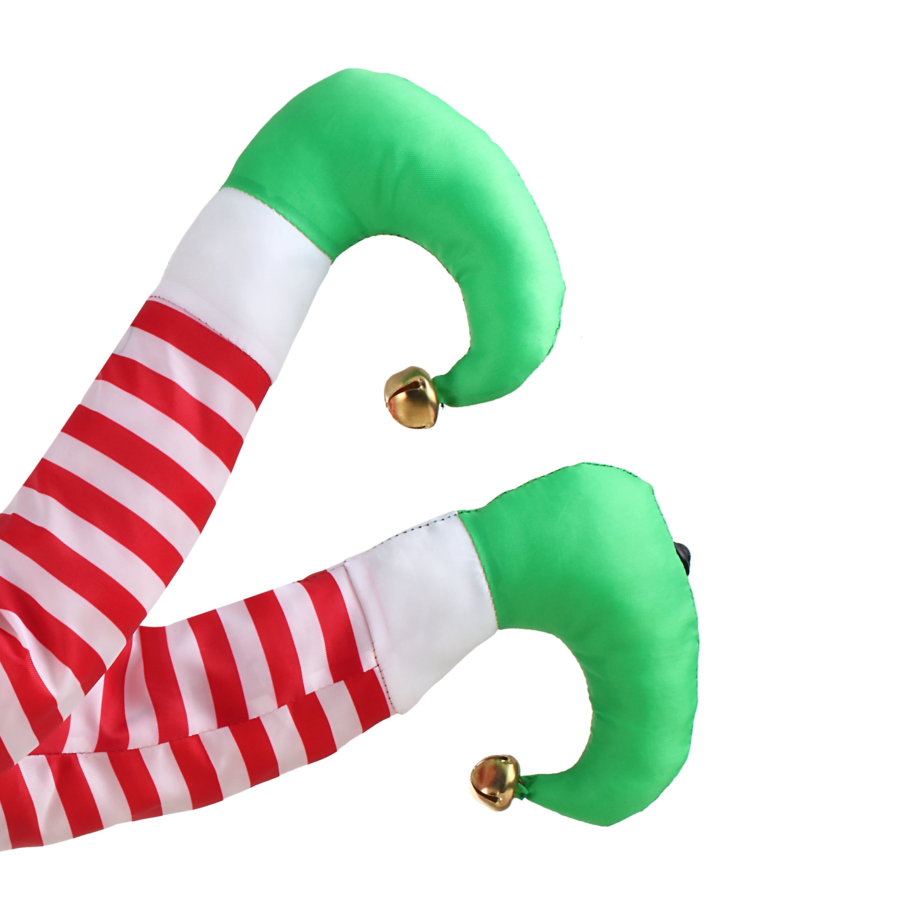 16 in. Treeside Kickers - Elf in Green Boots - Mr. Christmas