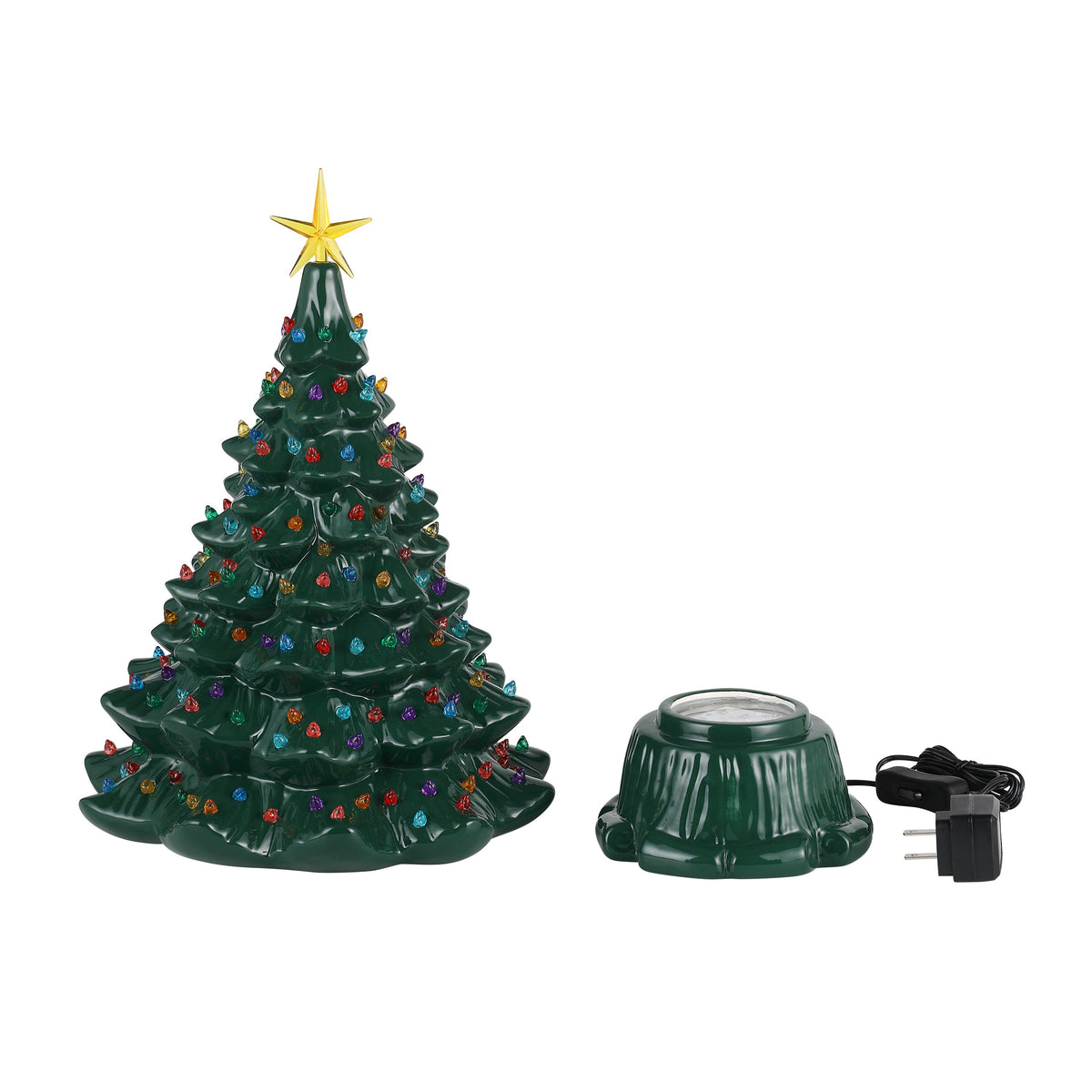16 in. Vintage Legacy Tree - Green with Multicolor Bulbs - Mr. Christmas
