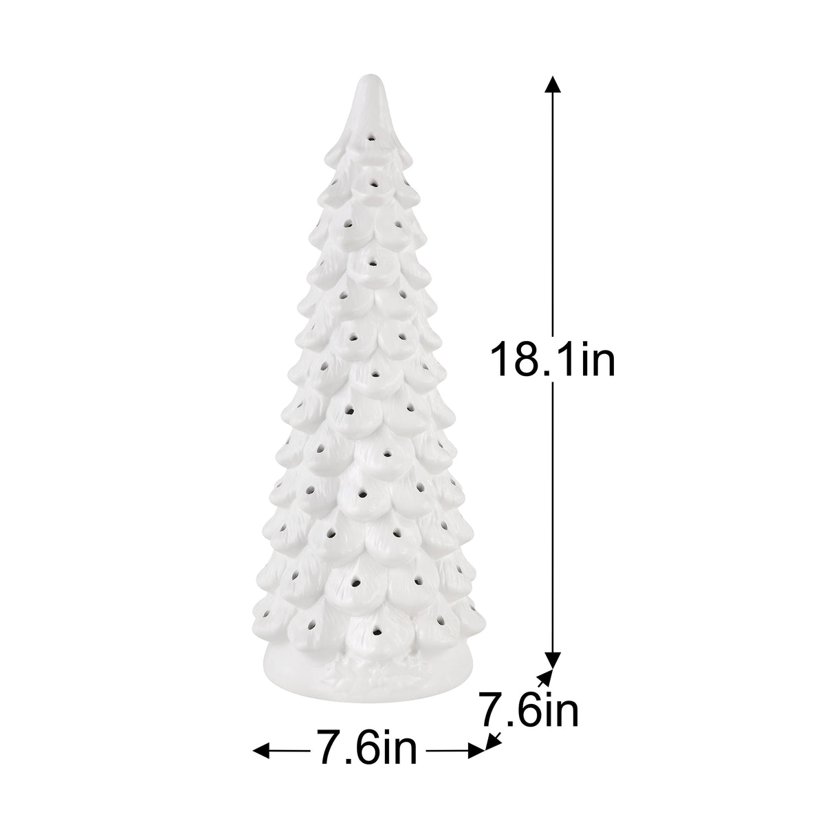 18 in. DIY Slim Tree - White - Mr. Christmas