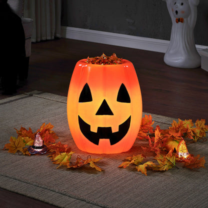 18 in. Jack - O - Lantern Blow Mold Candy Bowl - Mr. Christmas