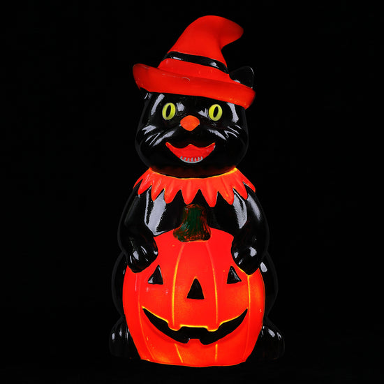 18 in. Outdoor Cat Lit Blow Mold - Mr. Christmas