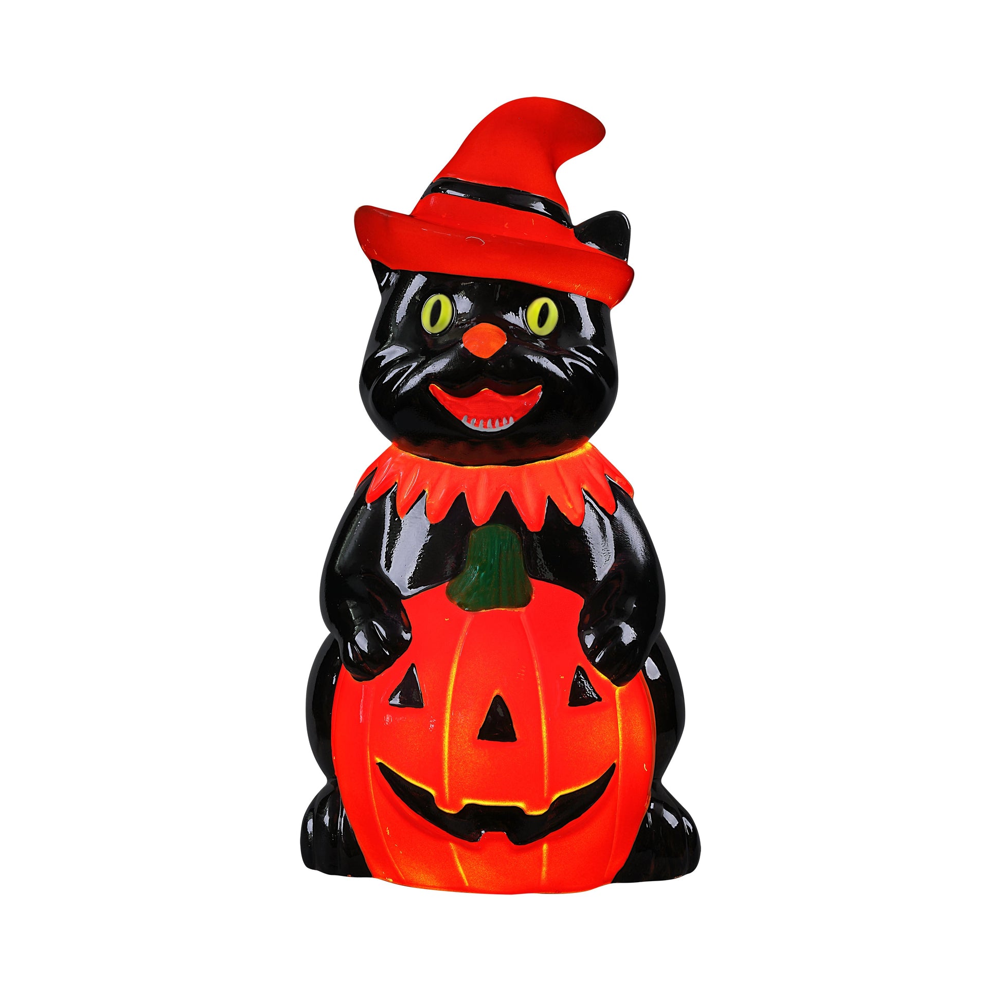 18 in. Outdoor Cat Lit Blow Mold - Mr. Christmas