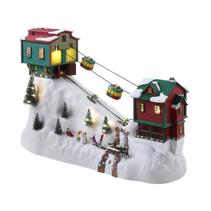 18 in. Winter Wonderland Cable Cars - Mr. Christmas