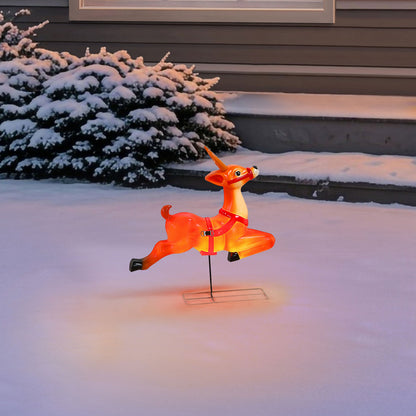 22 in. Blow Mold Reindeer - Mr. Christmas