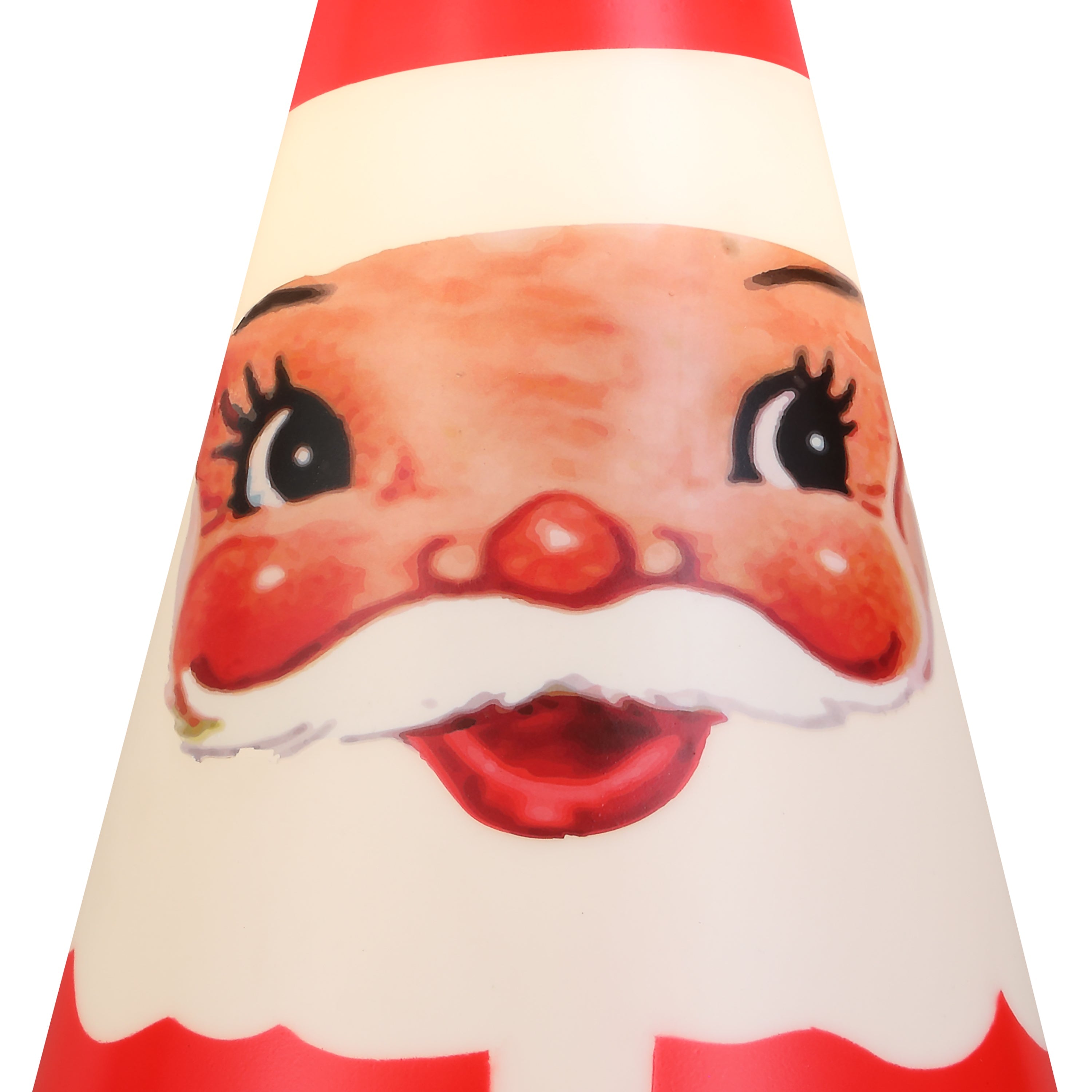 24 in. Blow Mold Cone Character Tree - Santa - Mr. Christmas