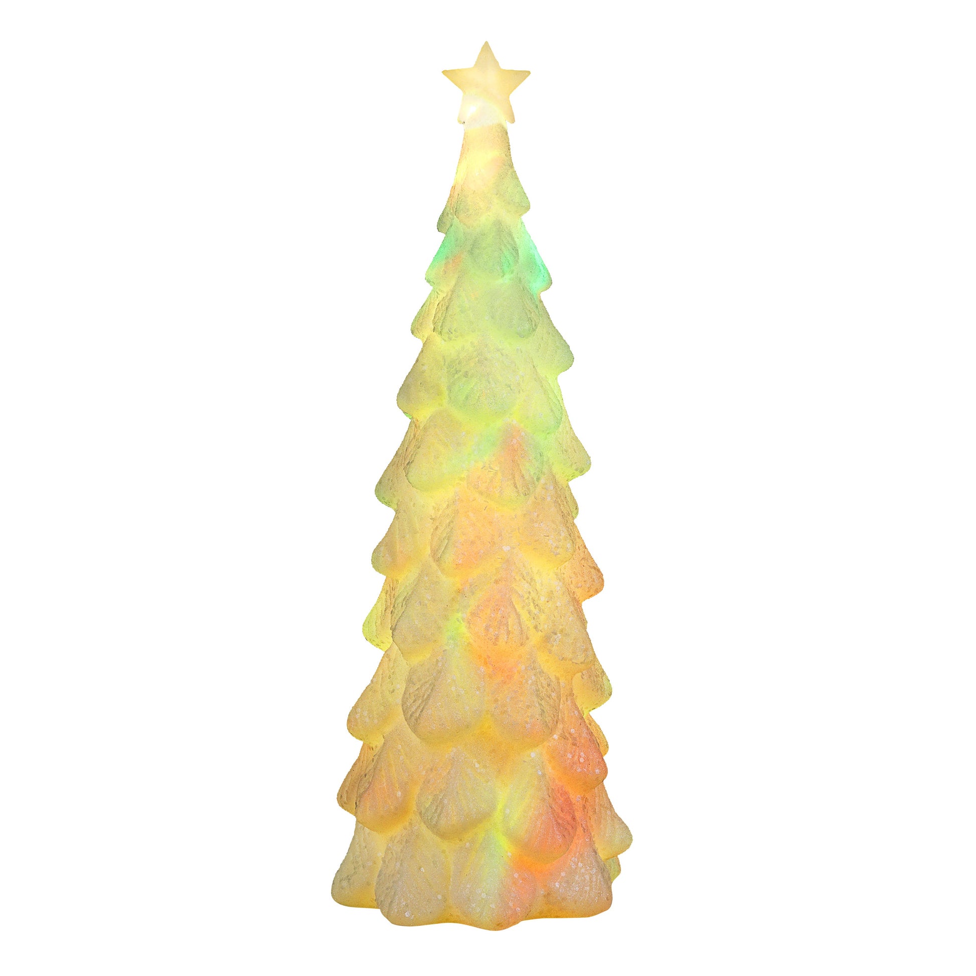 24 in. Lit Glitter Tree Blow Mold - Mr. Christmas