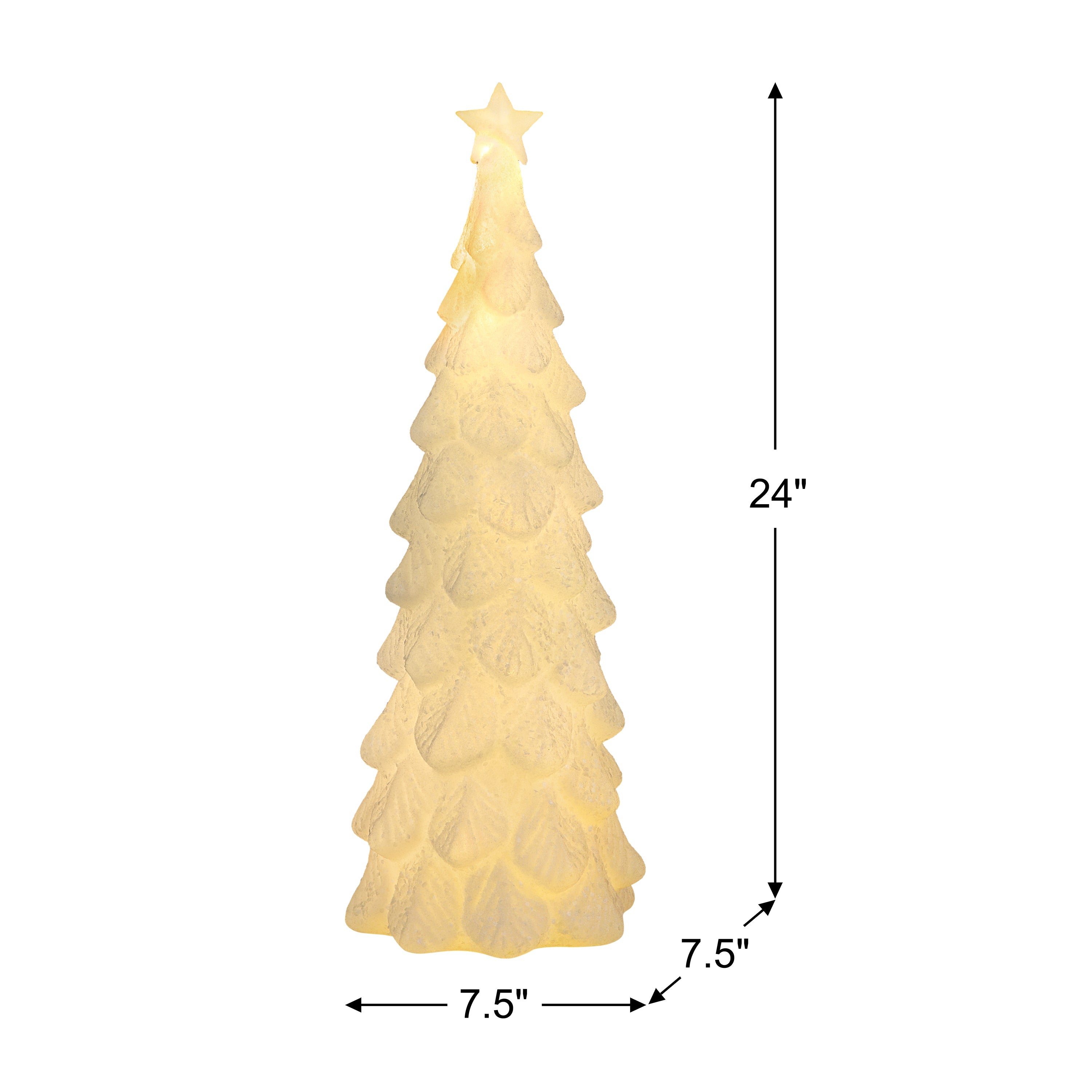 Christmas white tree hot blow mold