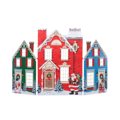 24 in. Metal Folding Village - Mr. Christmas