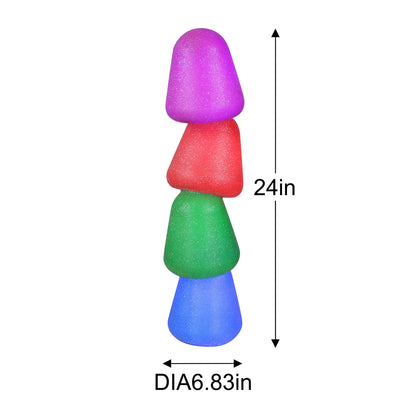 24 in. Stacking Gumdrops Blow Mold - Mr. Christmas