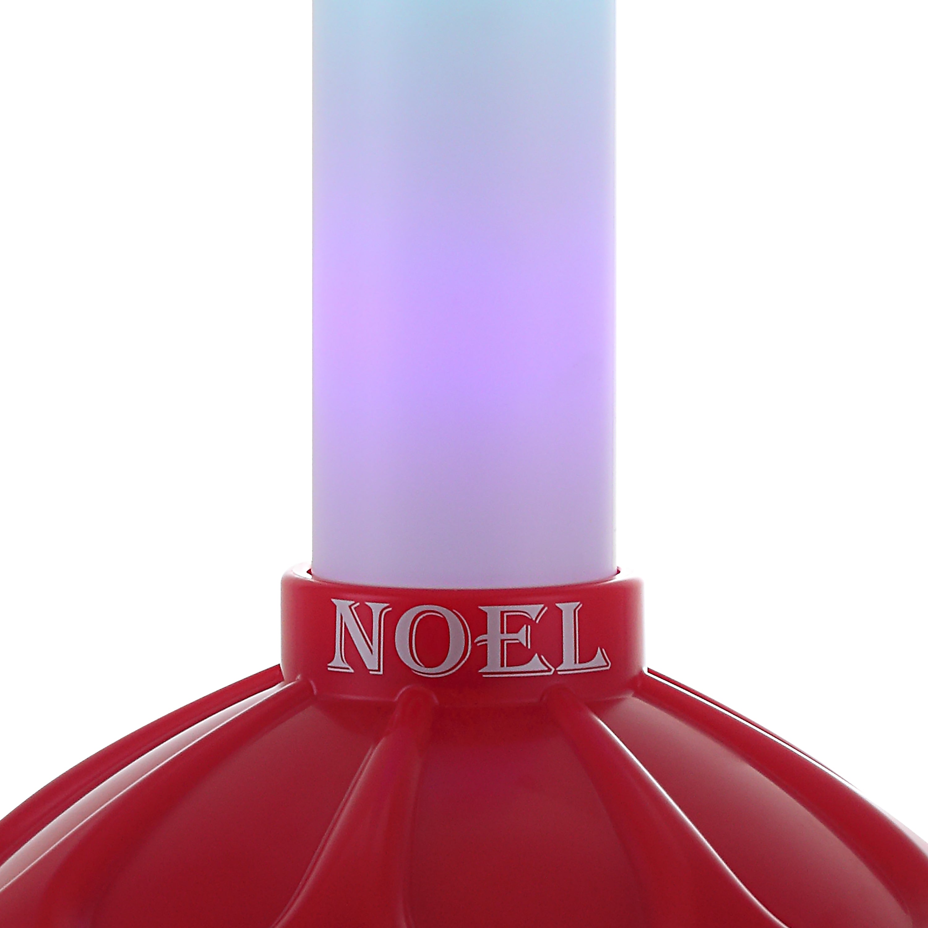24 in. Vintage Blow Mold Bubble Light with Noel Decal - Thumbnail 4