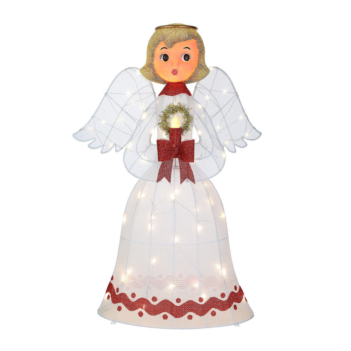 3 ft. Outdoor Tinsel Angel - Mr. Christmas