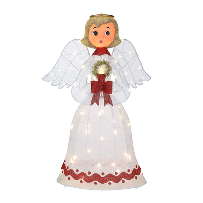 3 ft. Outdoor Tinsel Angel - Mr. Christmas