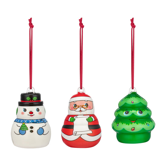 3 in. Set of 3 Musical Marshmelodies Ornaments - Mr. Christmas