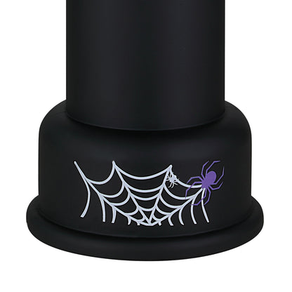 36 in. Halloween Blow Mold Candle - Black with Glitter Drip - Mr. Christmas