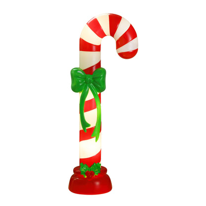 42 in. Illuminated Blow Mold Candy Cane - Mr. Christmas