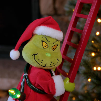 43 in. Animated Ladder Climbing Grinch - Mr. Christmas