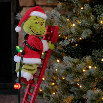 43 in. Animated Ladder Climbing Grinch - Mr. Christmas