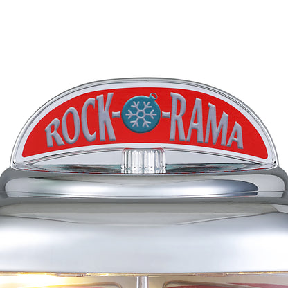 Close up of Rock o Rama Christmas Diner Jukebox