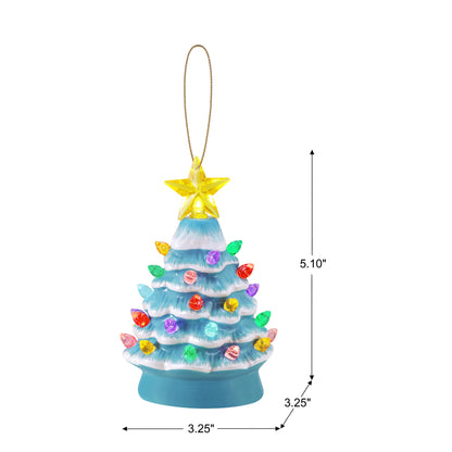 5 in. Nostalgic Tree - Light Blue - Mr. Christmas