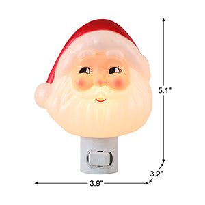 5 in. Shatterproof Night Light - Santa - Mr. Christmas