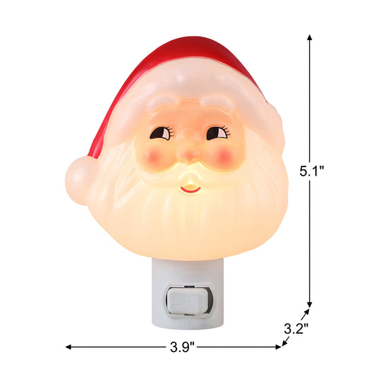 5 in. Shatterproof Night Light - Santa - Mr. Christmas