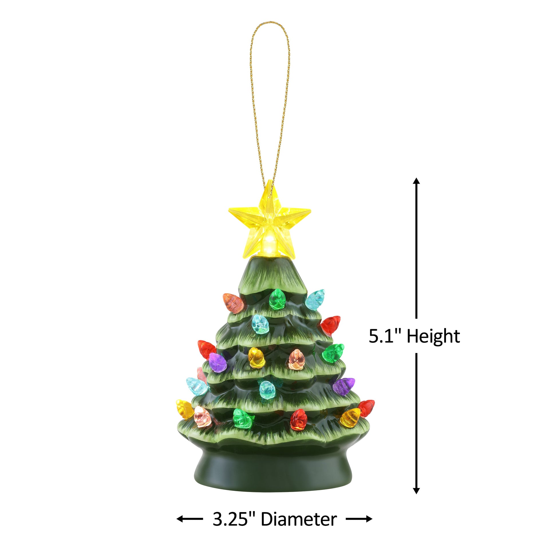 5" Nostalgic Tree - Green - Mr. Christmas