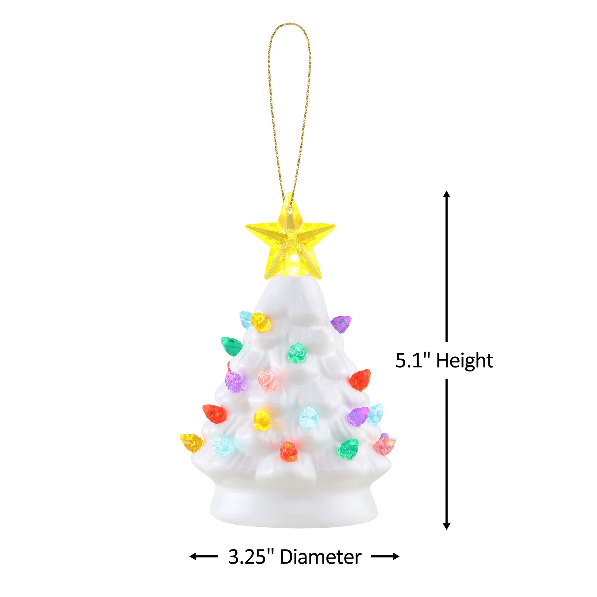 5" Nostalgic Tree - White - Mr. Christmas