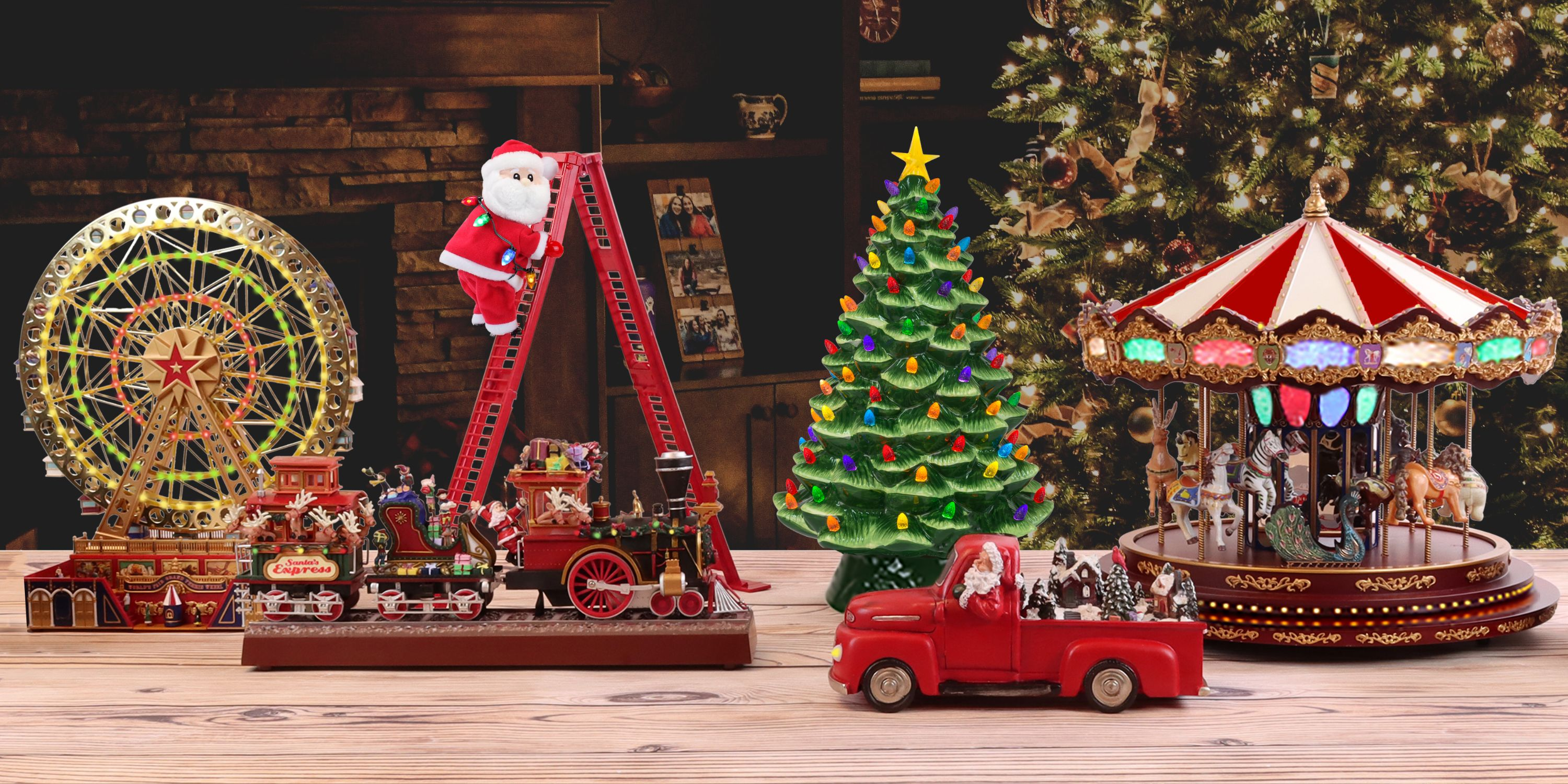 ローブ登りのサンタ 10 ft. Outdoor Animated Rope Ladder Climbing