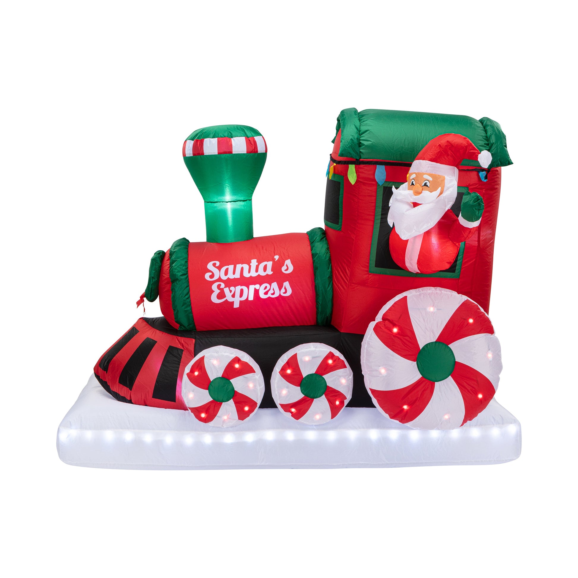 6 ft. Outdoor Lit Inflatable - Santa's Express Train - Mr. Christmas