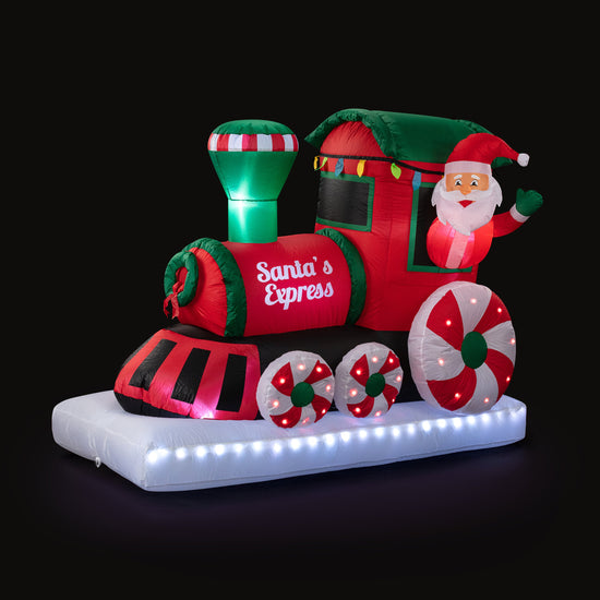 6 ft. Outdoor Lit Inflatable - Santa's Express Train - Mr. Christmas