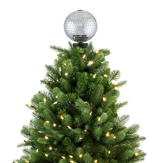 6 in. Animated Disco Ball Tree Topper - Mr. Christmas