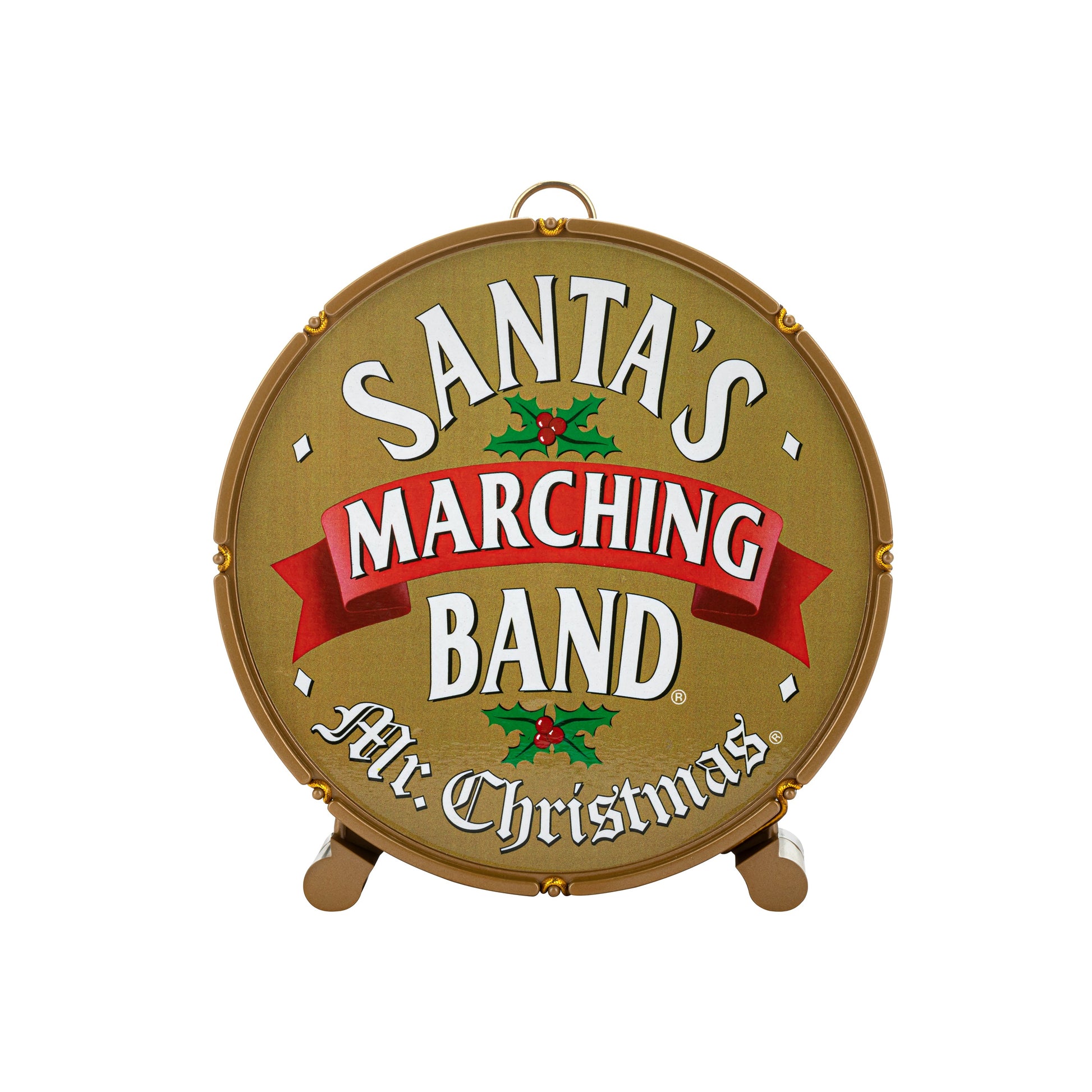 6 in. Animated Santas Marching Band - Mr. Christmas